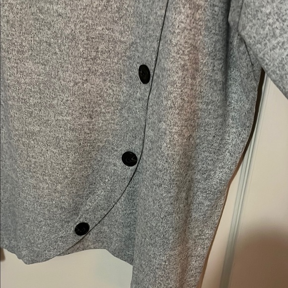 Retrology Gray Sweater with Cowl Neck 3X - Picture 4 of 4